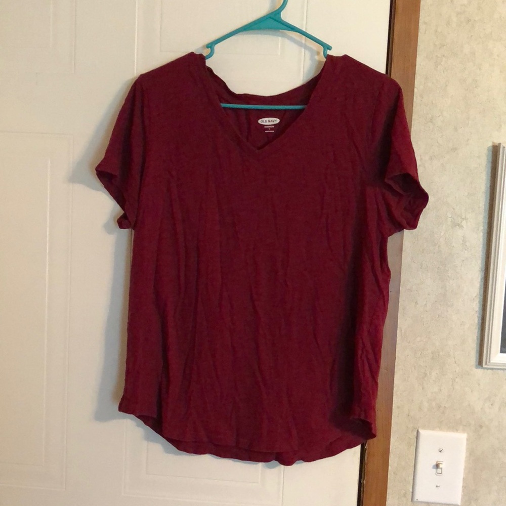 Maroon Old Navy T-Shirt